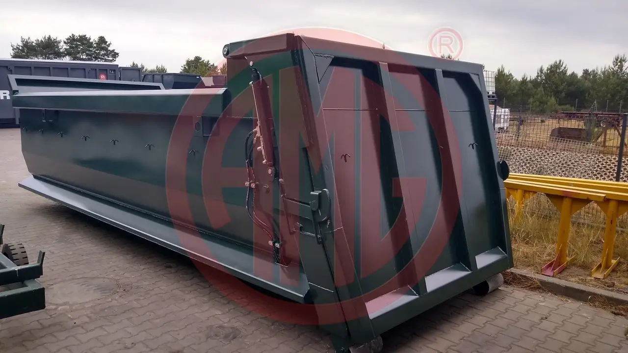 Grafik Nummer 2, Produktname: 22 m3 | L:6.5  Halfpipe mit hydraulischer Heckklappe