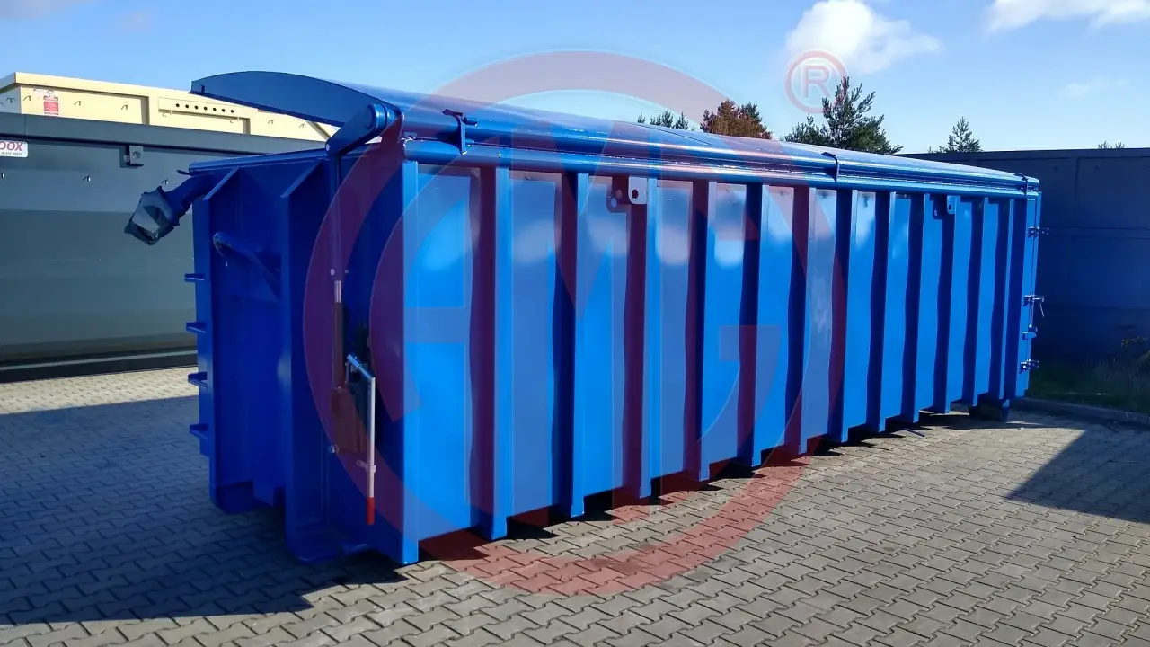 Grafik Nummer 7, Produktname: 26 m3 Entwässerungs Container mit Deckel