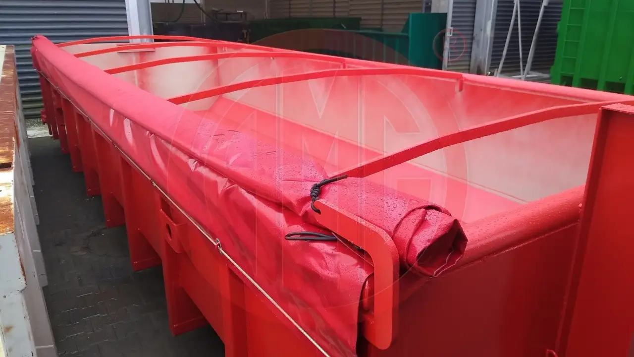 15 m3 | L:6.5 Abrollmulde mit Rollplane