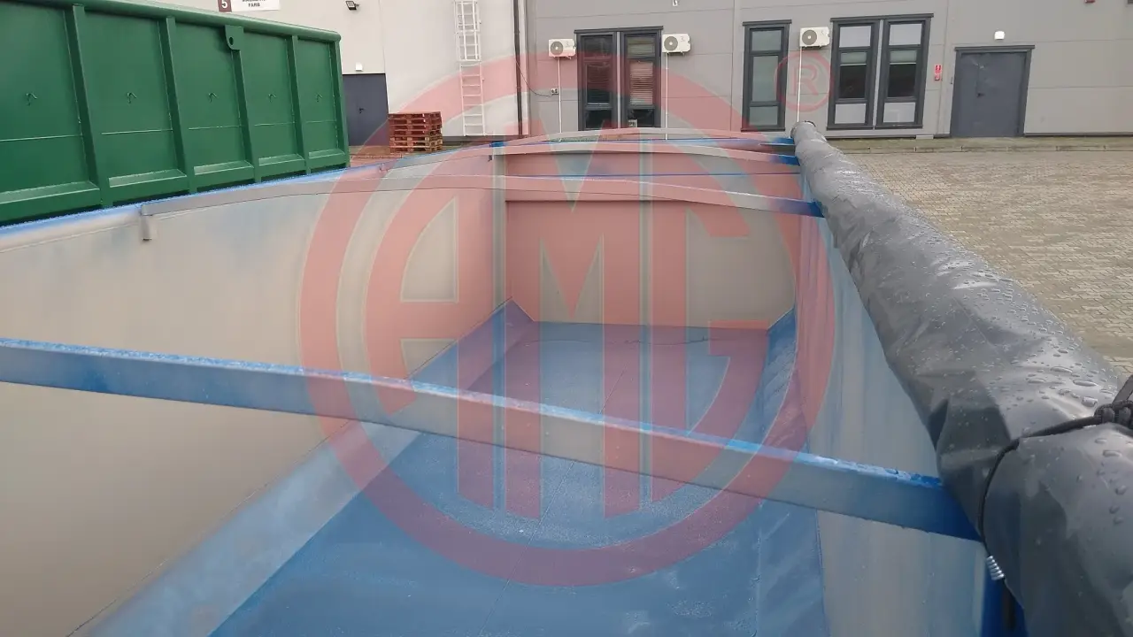 Grafik Nummer 4, Produktname: 22 m3 | L:6.0 Abrollmulde mit Rollplane