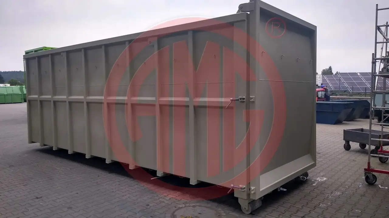 Grafik Nummer 1, Produktname: 40 cbm mit Pendelklappe und Gummidichtung